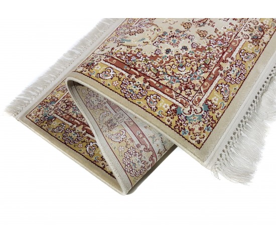 Високощільний килим Iranian Star 4130A CREAM - Висока якість за найкращою ціною в Україні зображення 7.